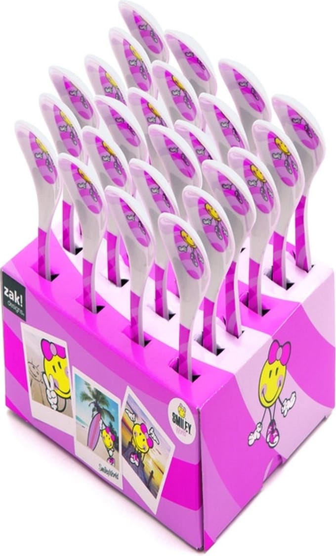 Zak!Designs - Smiley Kids girl spoon 14 cm display