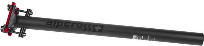 Alpcross Components Die Stütze Lt Zadelpen Zwart 400 mm / 31.6 mm