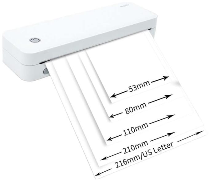 A4 Mini Draagbare Thermische Printer - Draadloze Bluetooth Connectiviteit