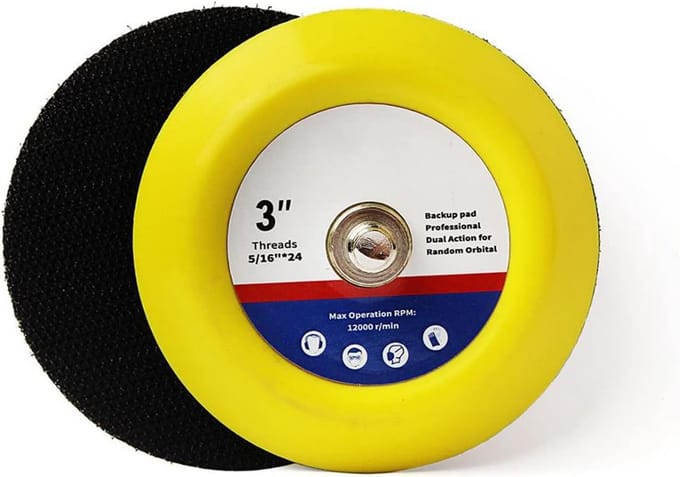 3" Backer Plaat Pad voor Auto Polijstmachine - 2 Stuks
