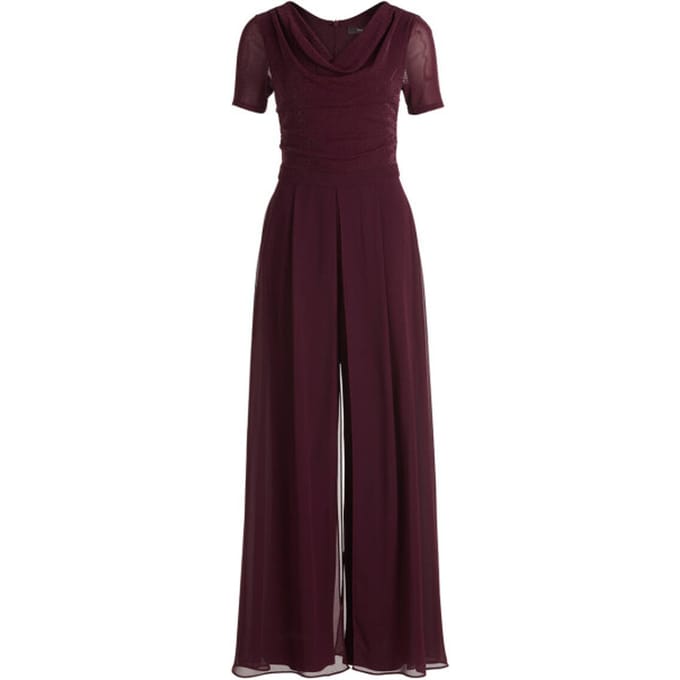 Regular fit jumpsuit van mesh