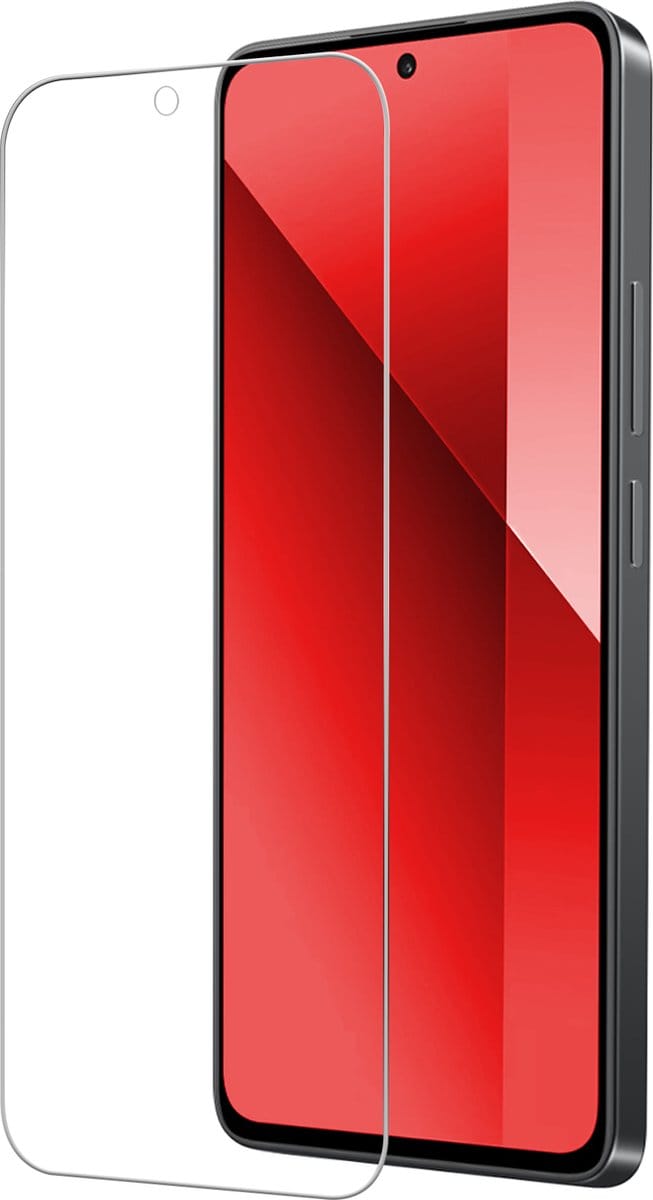 Screenprotector - Geschikt voor Xiaomi Redmi Note 13 4G - Extra Sterk - Beschermglas - Gehard Glas - Tempered Glass - Screen Protector - Bescherm Cover