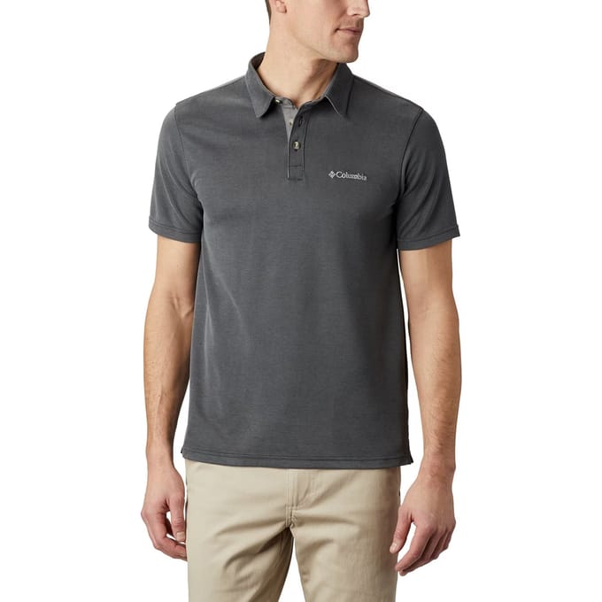 Columbia Heren Nelson Point Poloshirt (Grijs/zilver)