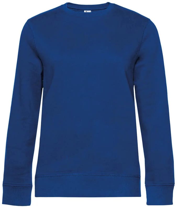 Dames sweatshirt met ronde hals B&C Queen