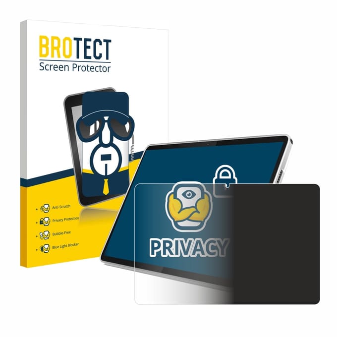 BROTECT - privacy screenprotector voor Lenovo Tab 10.1" - Folie Beschermfolie Blauwlichtfilter