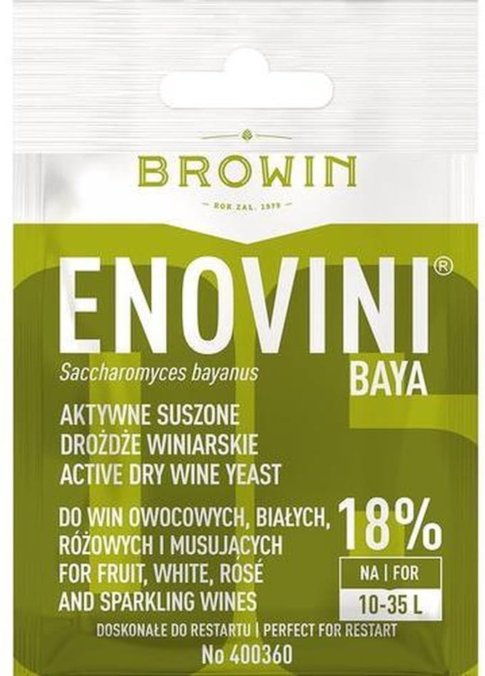 Browin wijngist voor rode, Rose, witte en sparkling wijn tot 18%