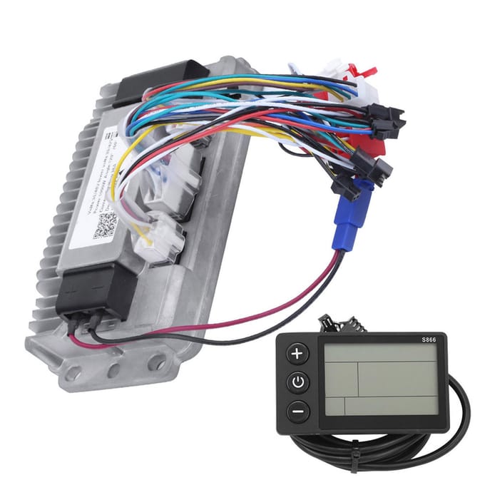 3648V 1000W Elektrische Driewielers 3?modus Sinusoïde Borstelloze Controller Instrument LCD Set gray