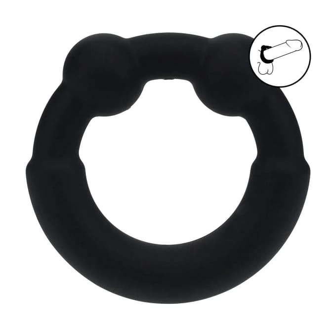 Levelz - Metal and Silicone Cockring