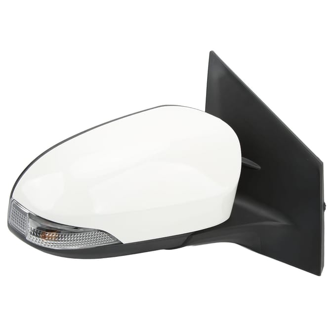 Super Wit Kracht Verwarmde Zijspiegel Met Richtingaanwijzer Vervanging voor E170 2014?2019 LHD black