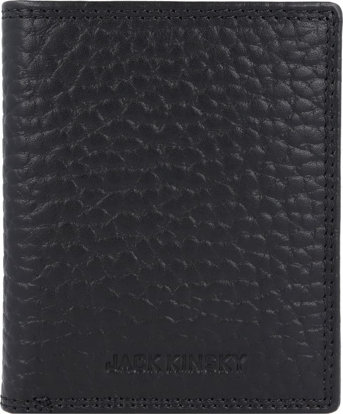 Jack Kinsky Albany 105 Portemonnee RFID Leer 8.5 cm - Jongens - Staand formaat - schwarz