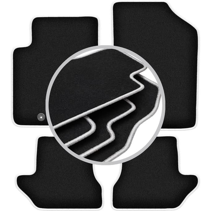 CARLUX-SILVER automatten voor: Citroen C3 Pluriel cabrio (2003-2010)