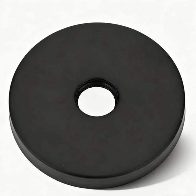 Dailygoods- Douchearmflens Roestvrij Staal - Grote Diameter