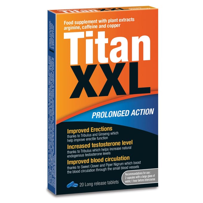 Labophyto Titan XXL capsules Prolonged Action -20 stuks