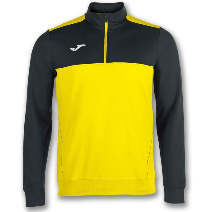 Joma Winner Ziptop Heren - Zwart / Geel | Maat: M