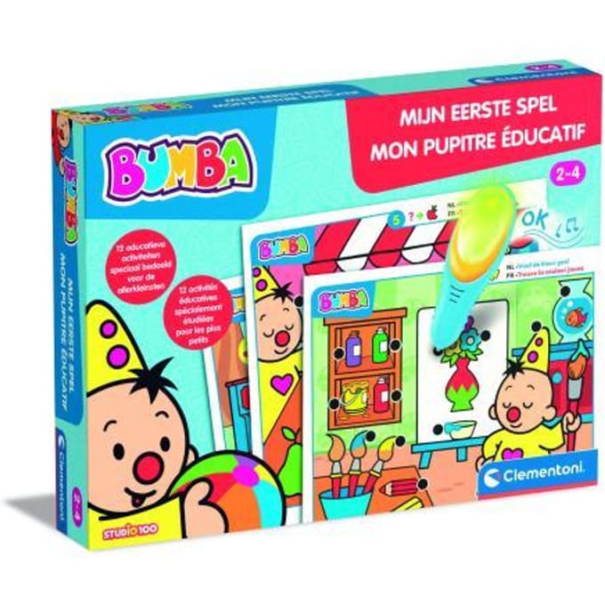 Education Clementoni - Bumba Mijn Eerste Quiz - Educatief Speelgoed 2-4 Jaar - Interactieve Pen