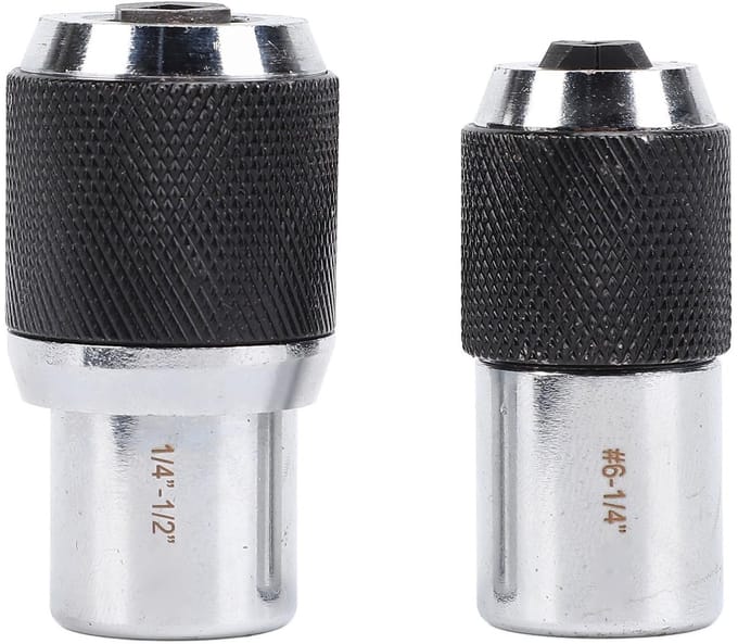 Dailygoods - Efficiënte Tapdoppenset M3-M12 met Verstelbare Adapter