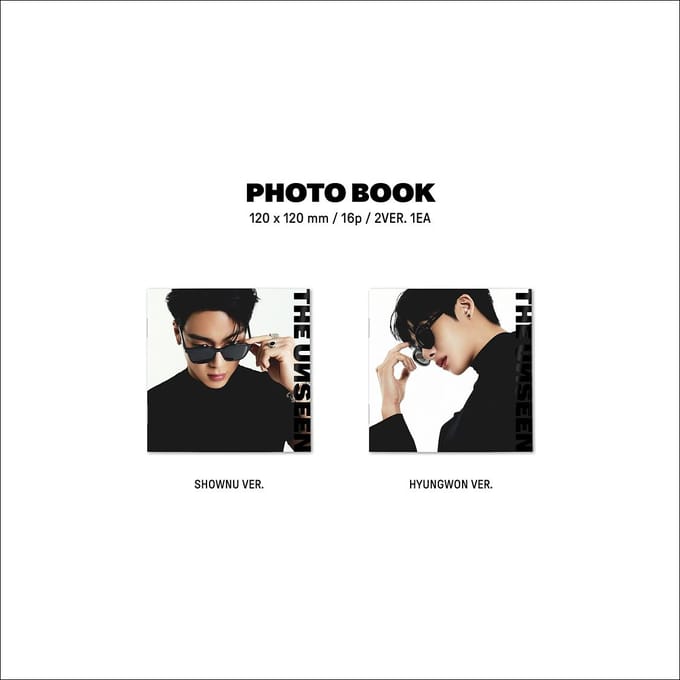 Shownu X Hyungwon (MONSTA X) 1e mini-album / THE UNSEEN ( VER. KiT ) blue