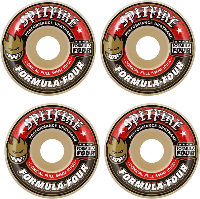 Skateboard Wielen 58mm Conisch Volledig 101A Duurzaam Urethaan