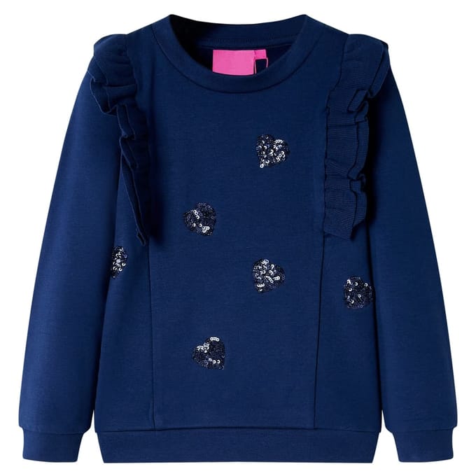 vidaXL - Kindertrui - 128 - marineblauw