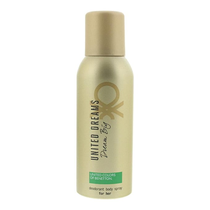 Benetton, Dream Big, Vrij van Parabenen, Bloemig, Deodorant Spray, Voor Vrouwen, 150 ml