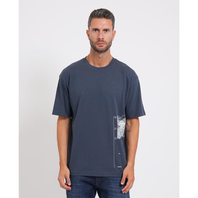 Boss T-shirts en Blue Polo