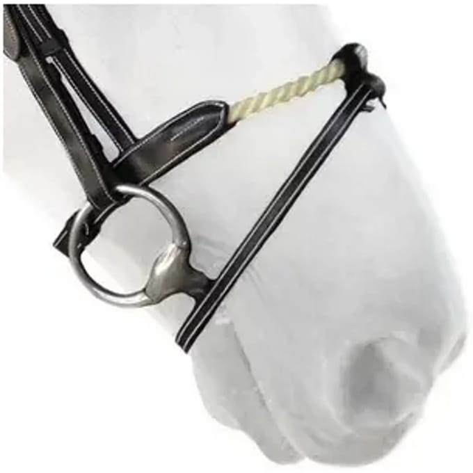 Paardenneusriem touw Silver Crown