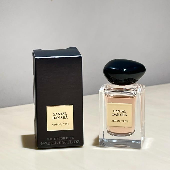 Armani Santal Dan Sha EDT 7.5ml - Mini Unisex Parfum voor Cadeau