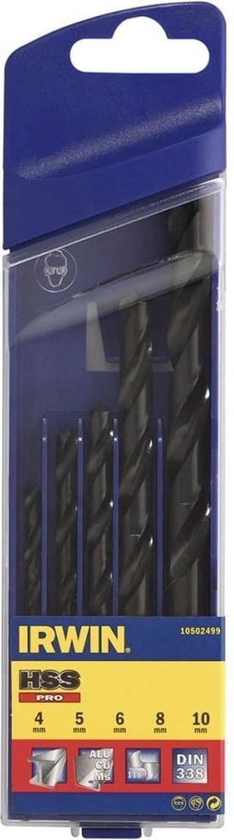 Irwin HSS Pro Metaalborenset - 5-delig