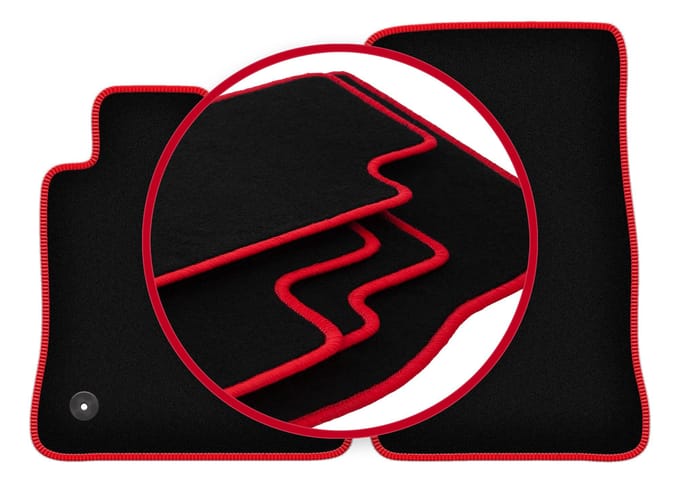 CARLUX-RED automatten voor: Chevrolet Camaro VI coupé (2015-2020)