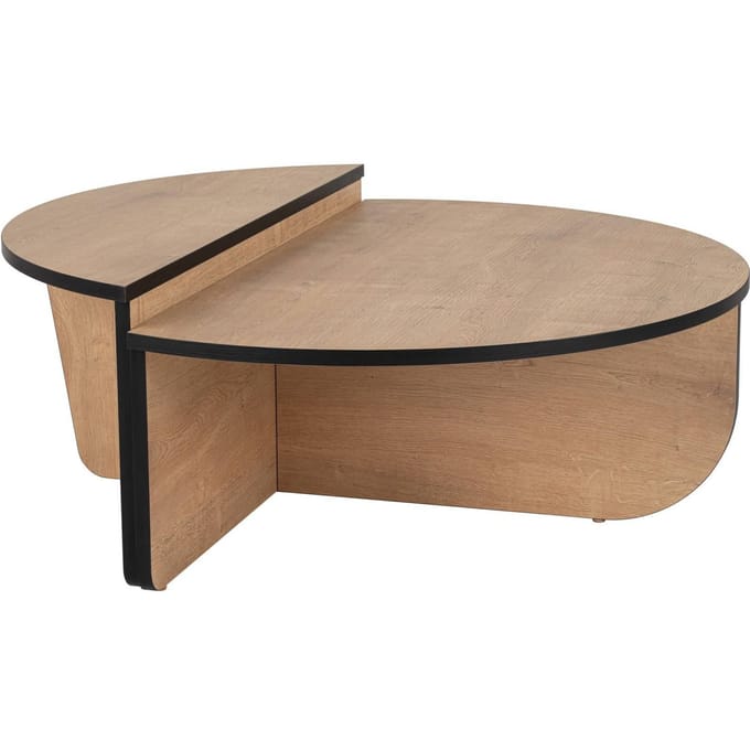Houten salontafel "Orion" 90 x 60 x 30 cm - Honing eik