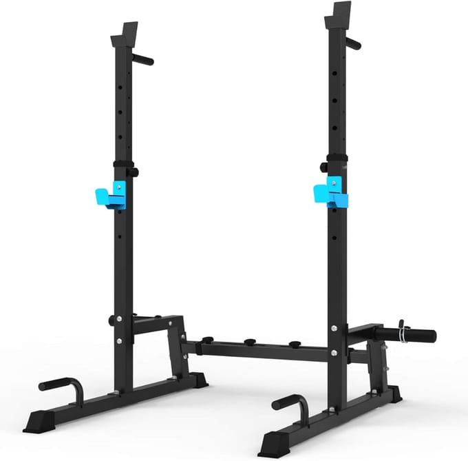 TIM® Squat Rack - Squat Wedge - Power Rack - Zwart - 107cm x 102cm x 145cm