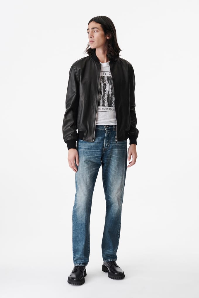 IRO Paris Odan Black Größe: S | Lederjacken Outlet | Herren | Schwarz