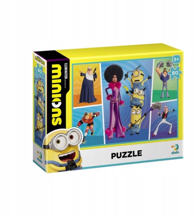 Minions Puzzel 80 Elementen - Educatief Plezier voor Kinderen vanaf 5 jaar
