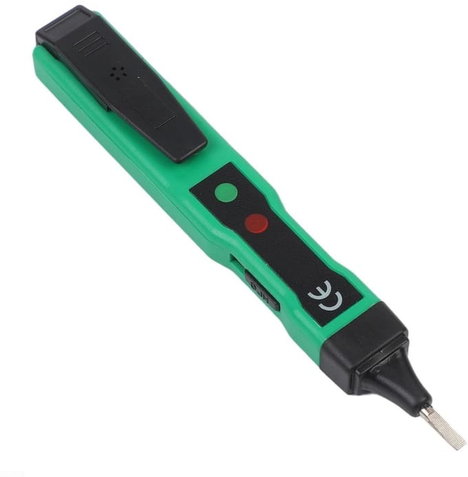 Spanningstester - Spanningsmeter - Veilig Elektra Testen - Niet-inductieve Technologie - 15 cm - Groen/Rood