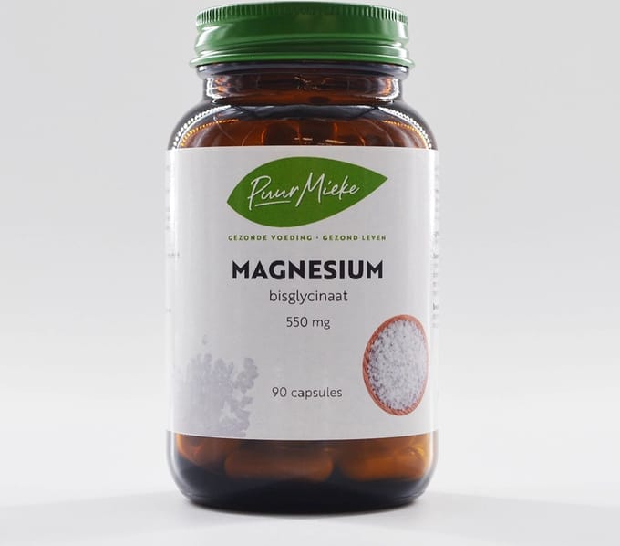 Magnesium Bisglycinaat - 550mg - 90 caps