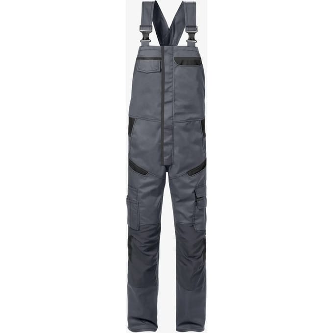 Fristads Amerikaanse Overall 1555 Stfp - Grijs/Zwart - C52