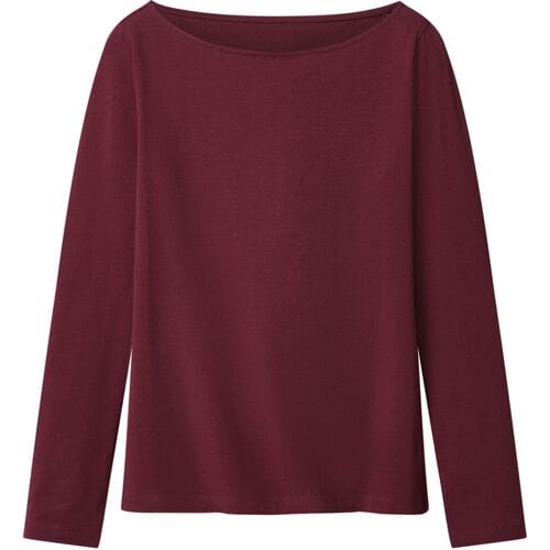 ESMARA Dames longsleeve (Bordeaux, XS (32/34))