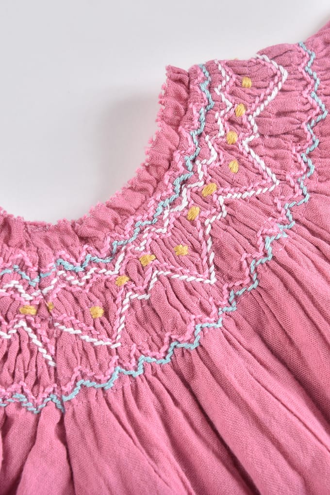 Louise Misha Blouse Flore Raspberry Taglia: 6M | Camicie Outlet | kids | Rosa