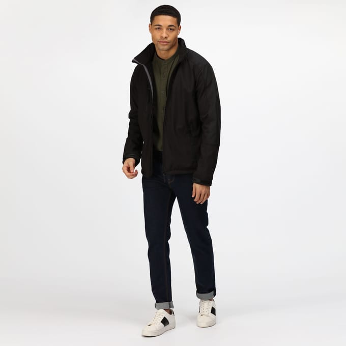 Regatta Heren Hydroforce 3-laags Softshell-jasje (windbestendig, waterafstotend en ademend) (Zwart/Zwart)