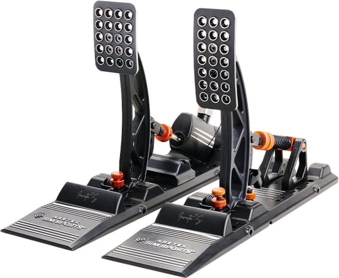 Asetek Invicta S-Series - Racing Pedalen - Brake & Throttle