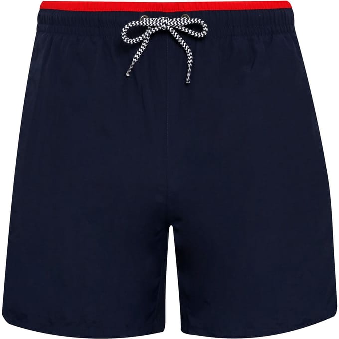 Asquith & Fox Heren zwemshorts (Marine / Rood)