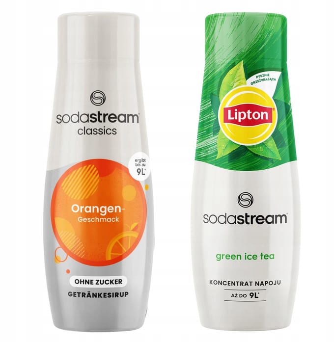 SodaStream - Frisdrank Set - Oranje Zonder Suiker - Groene Ice Tea