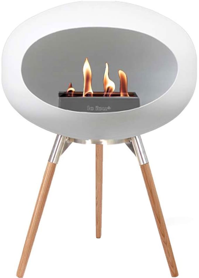 Le Feu Bio Ethanol Haardvuur - White Ground Wood Low Oak