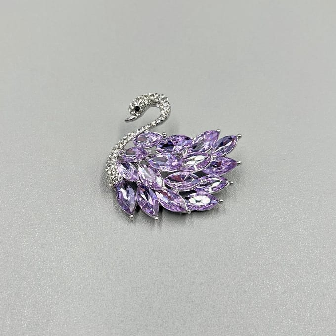Broche - Elegante Broche met Kristallen | Twinolo