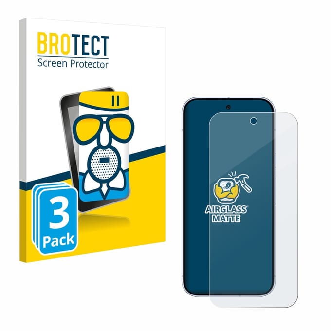 BROTECT - Screenprotector voor Google Pixel 10 Pro - Folie Beschermfolie Beschermglas matte 3 Stuks