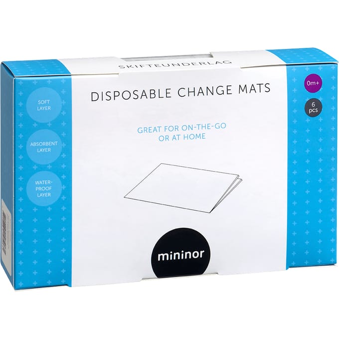 Mininor Disposable Change Mat 6 st