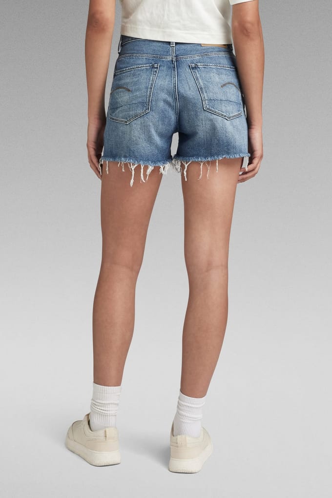 G-Star 3301 Rp Short Medium Aged Größe: W27 | Kurze Sporthosen Outlet | Damen