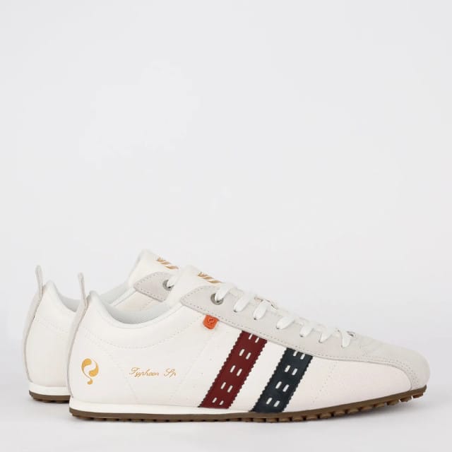 Q1905 Sneaker typhoon sp wit/rood-blauw