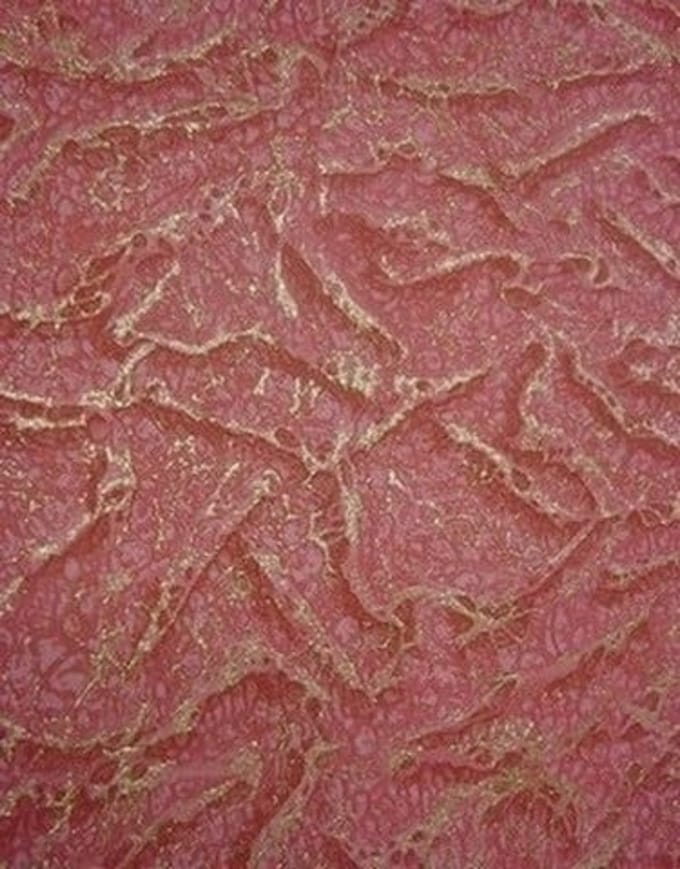 ROOD GOUD BREED BEHANG DIKKE RELIEF 3835-9