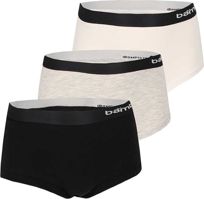 Apollo meisjes hipsters bamboo | MAAT 110/116 | 3-pack | multi black